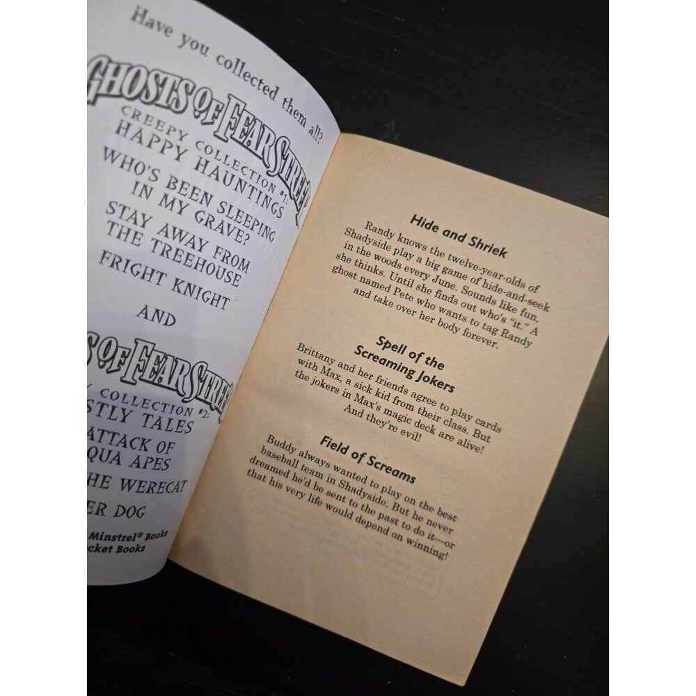 Ghosts of Fear Street Creepy Collection #3 The Scream Team by R.L. Stine - Picture 5 of 5